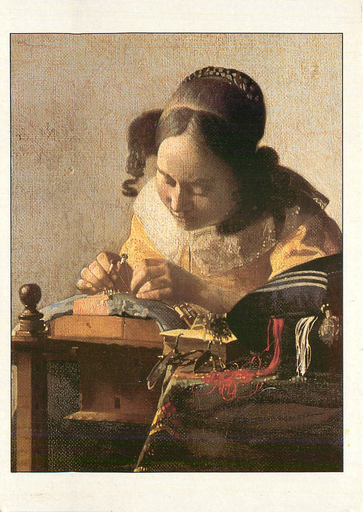 CPM La Dentelliere Vermeer
