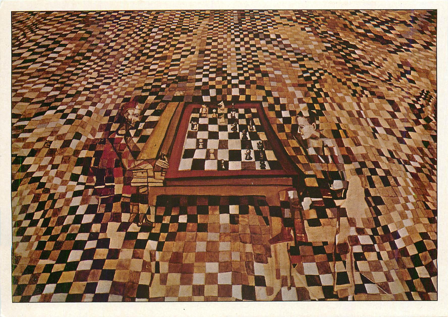 CPM La Partie d'echecs Vieira Da Silva Chess Echecs
