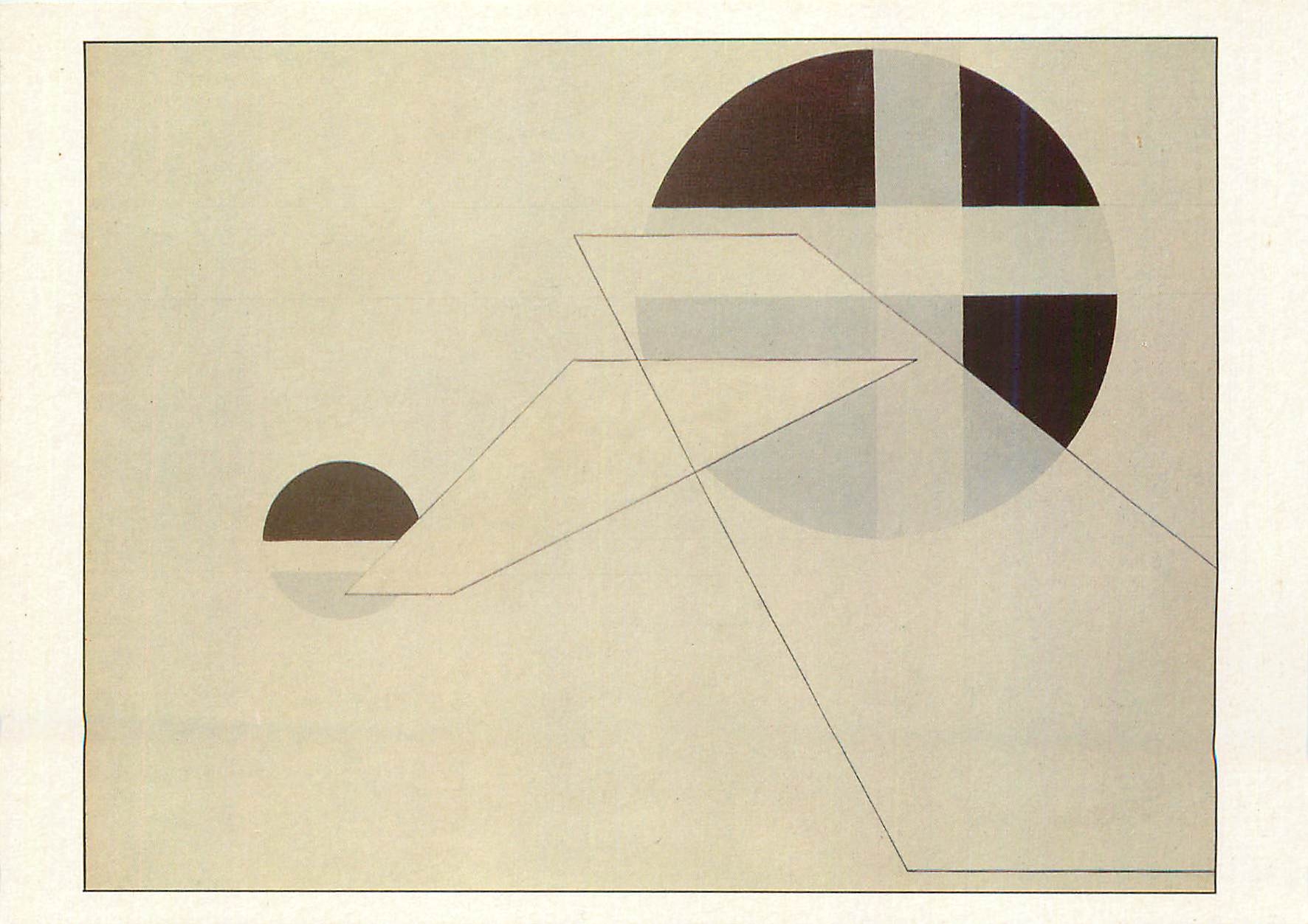 Composition A-XX — Moholy-Nagy — Imprimé en CEE