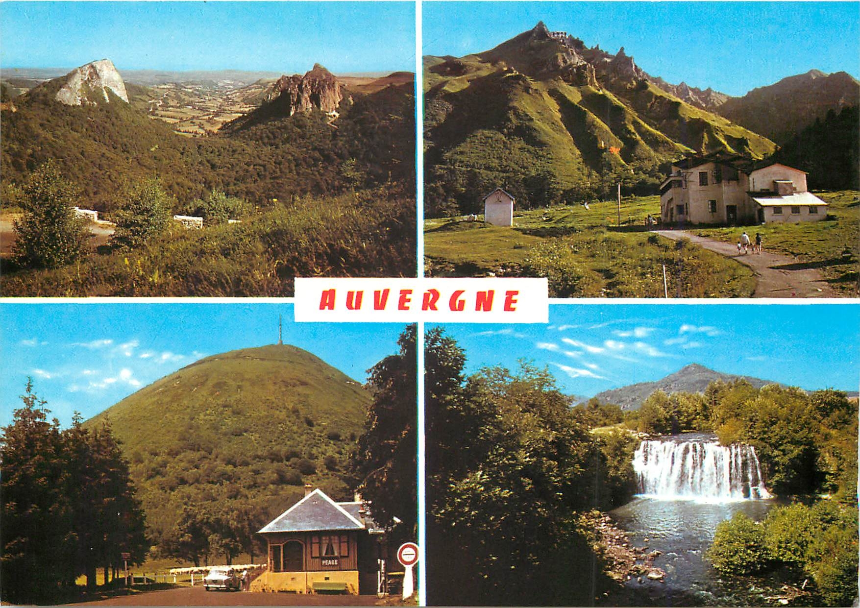 CPM Auvergne Roche Tuiliere et Sanadoire Sancy (1886 m) et gare des telepheriques Puy de Dome (1465 