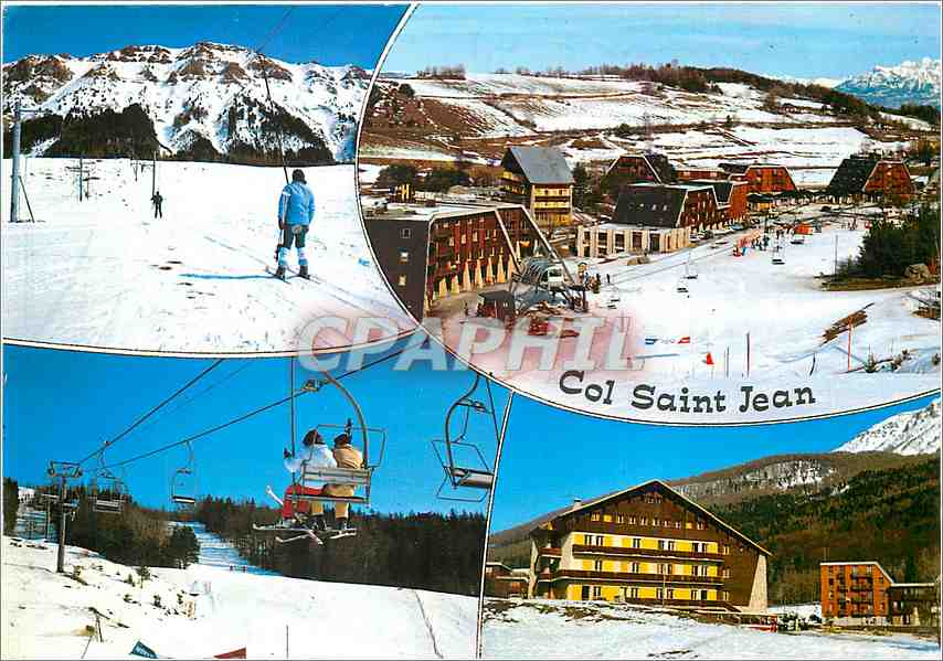 CPM Col Saint Jean Alpes de Haute Provence alt 1330 2500 m