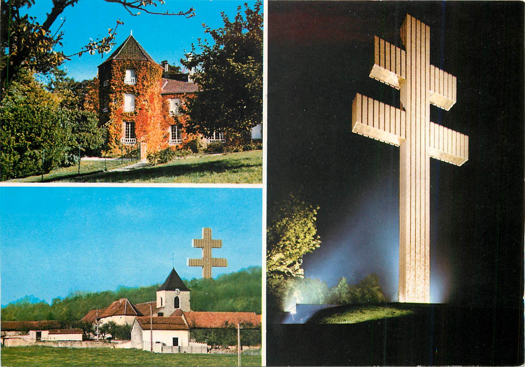CPM Colombey les deux Eglises Memorial illumine la Boisserie