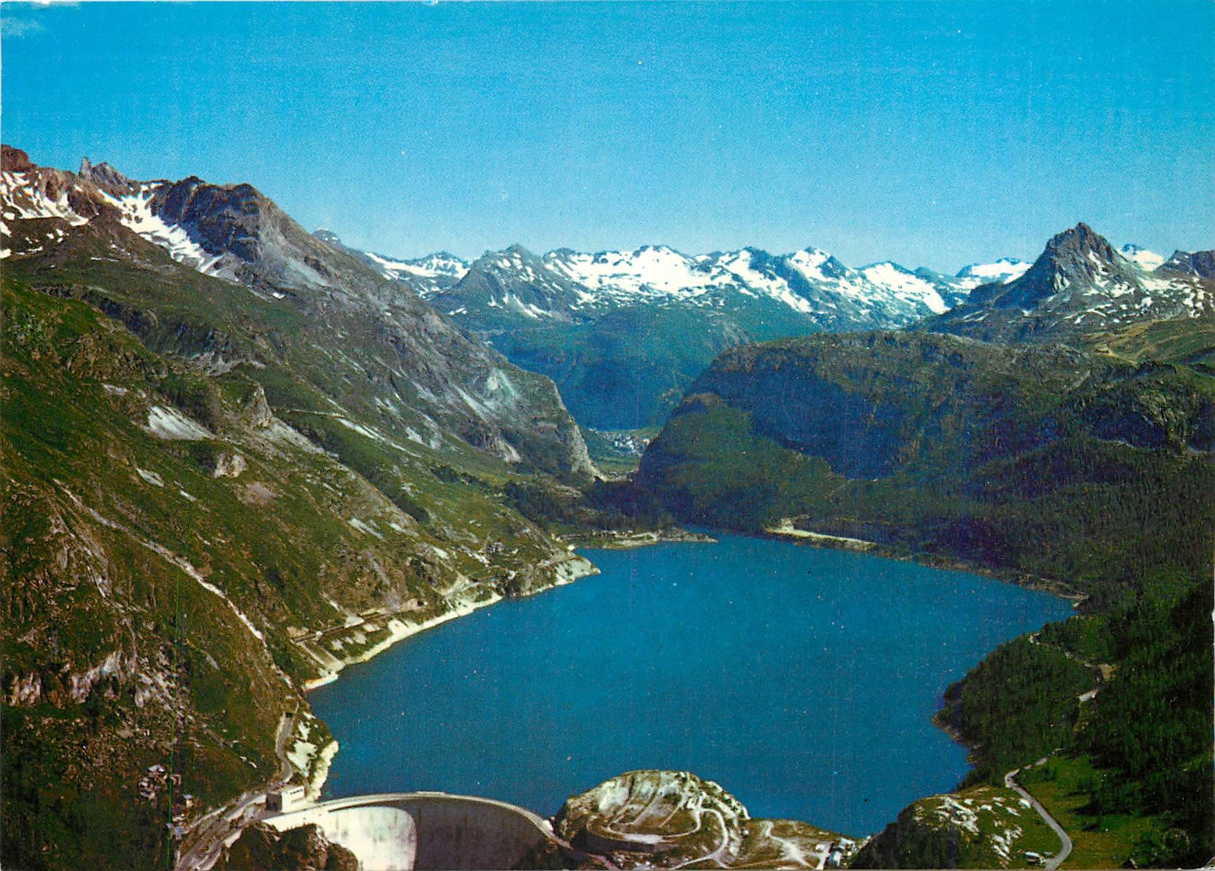 CPM Le Barrage de Tignes (Savoie) Alt 1810 m au fond Val d'Iserie