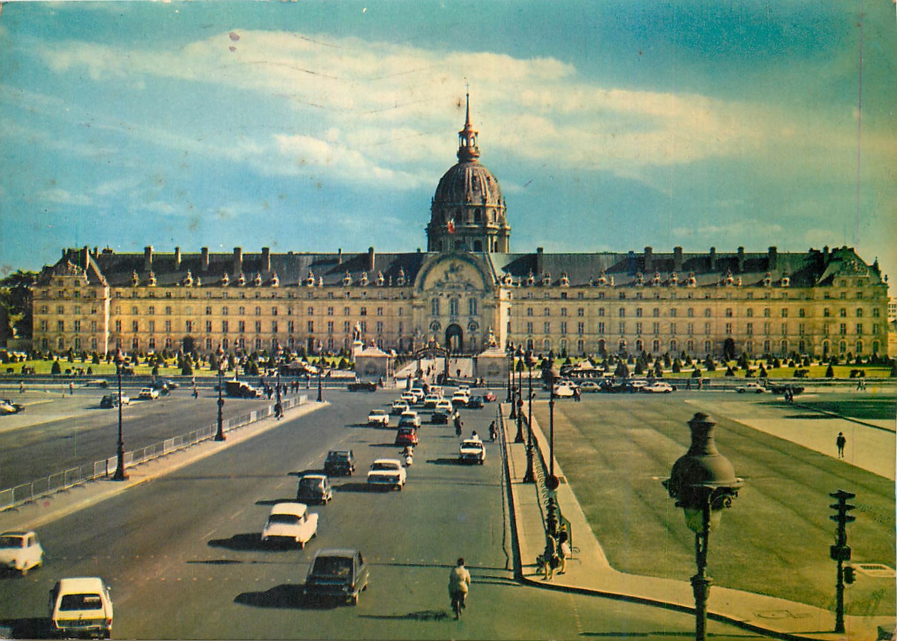 CPM Paris Les Invalides Facade Nord