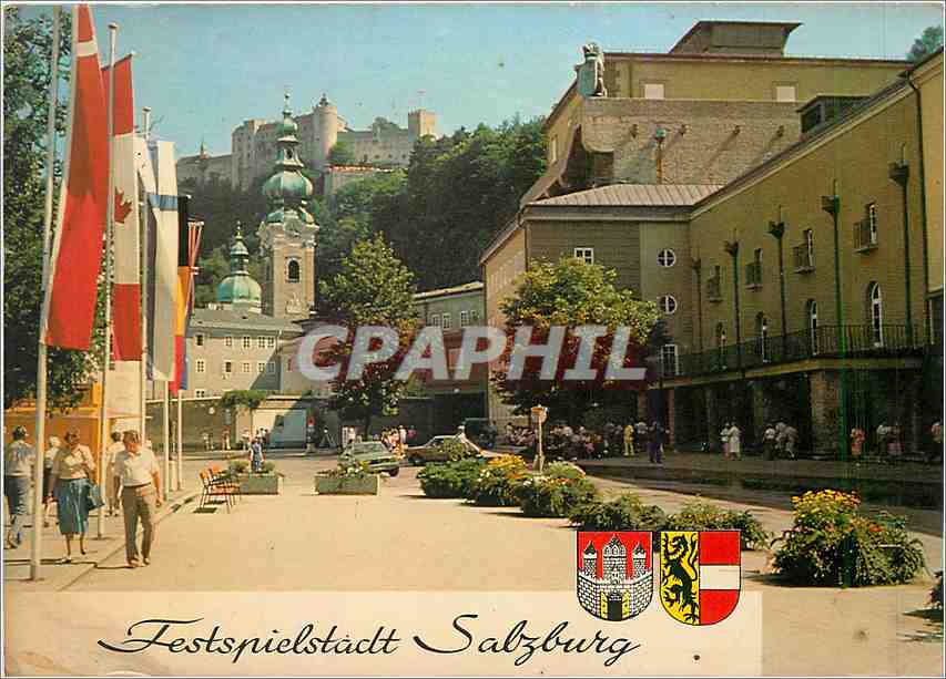 CPM Salzburg Blick vam Max Reinhardt Platz