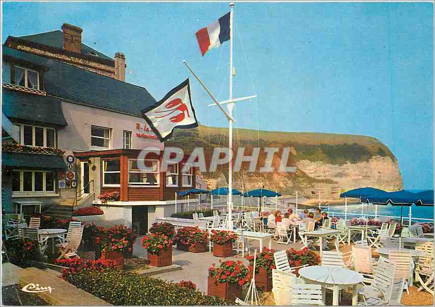 CPM Yport (Seine Mar) Le restaurant le Deun la plage le chicard