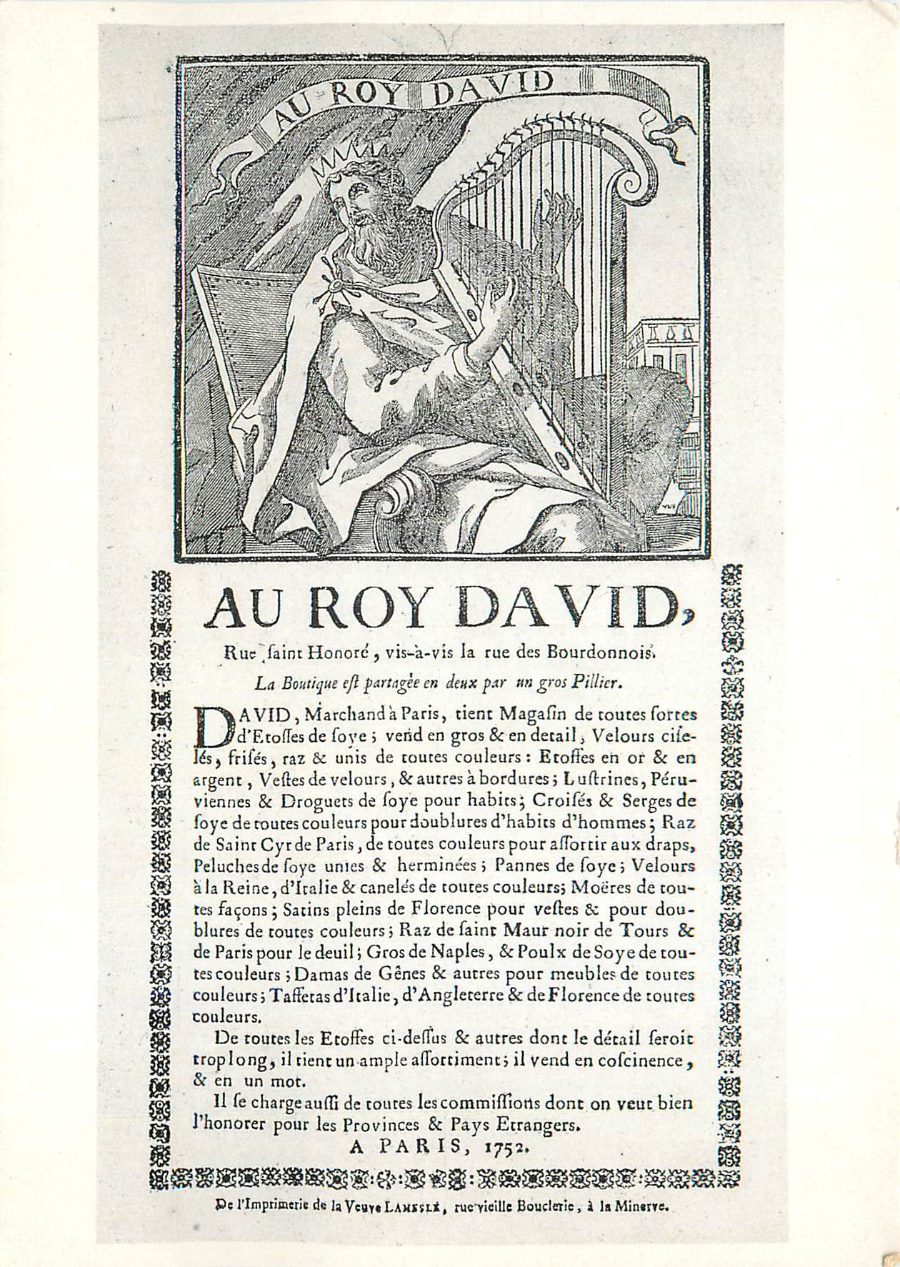 CPM Au roy David