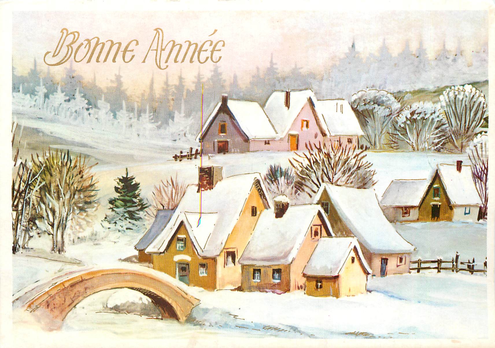 CPM Bonne Annee