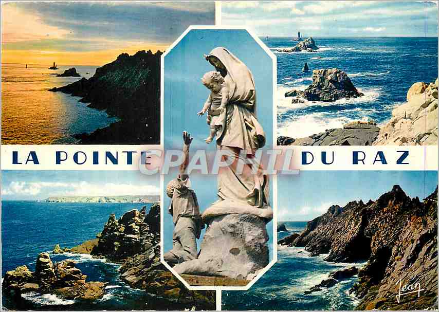 CPM La Bretagne La Pointe du Raz (Sud Finistere) Coucher de Soleil l'Extreme Pointe