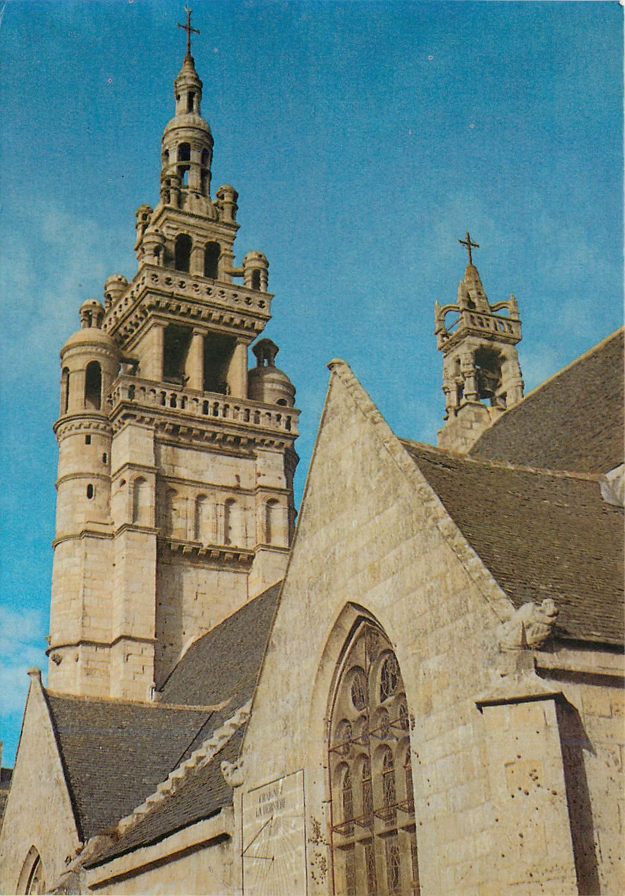 CPM Roscoff (Finistere) L'eglise N D de Kroas Baz