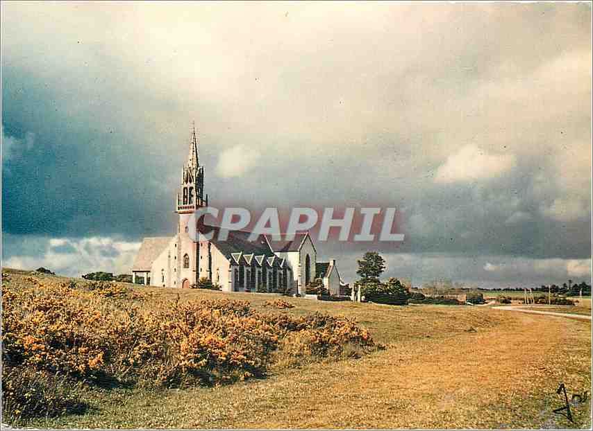 CPM La Bretagne en couleurs Chapelle bretonne sur les dunes a Sainte Anne la Palud