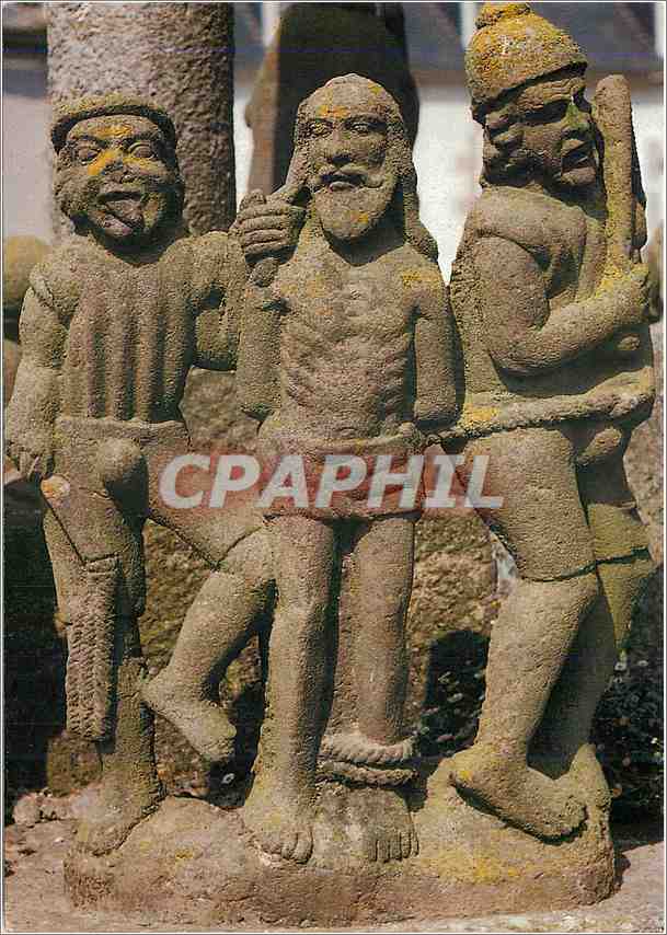 CPM Saint Thegonnec (Nord Finistere) Le calvaire Christ aux Outrages