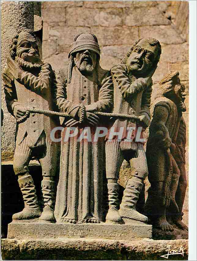 CPM Saint Thegonnec (Nord Finistere) le Christ a la Flagelation