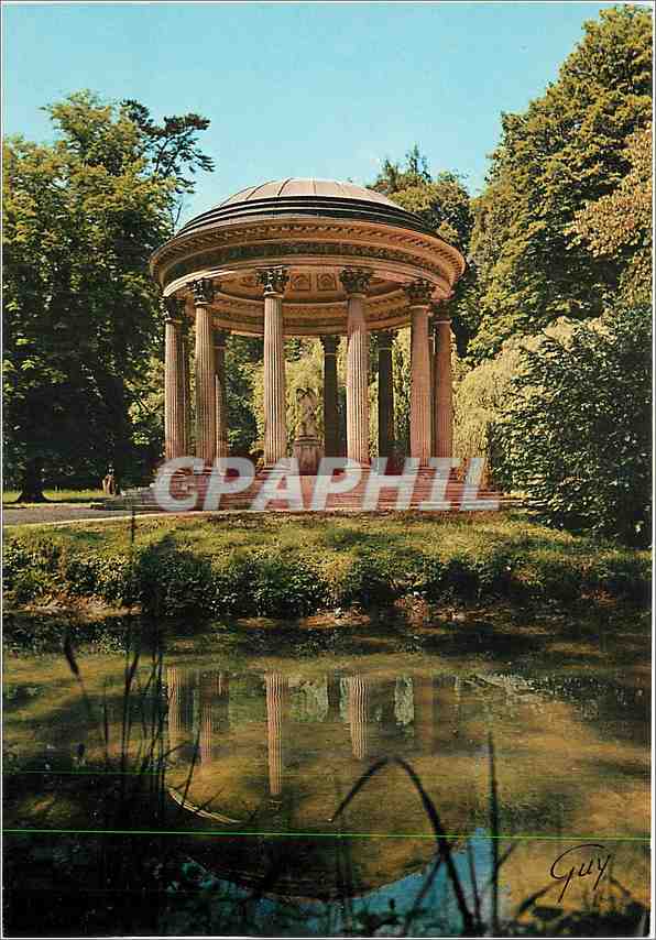 CPM Versailles et ses merveilles jardins du petit Trianon le temple de l'Amour