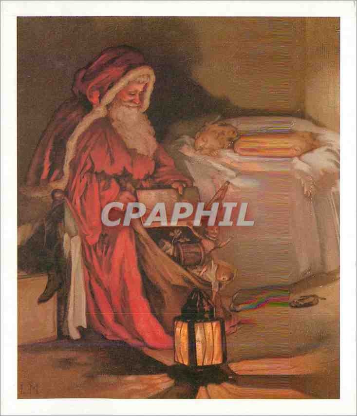 CPM Father Christmas Mary Evans Picture Lubraey