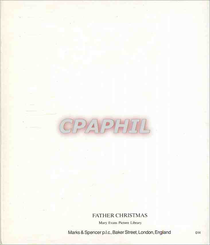 CPM Father Christmas Mary Evans Picture Lubraey — Rückseite