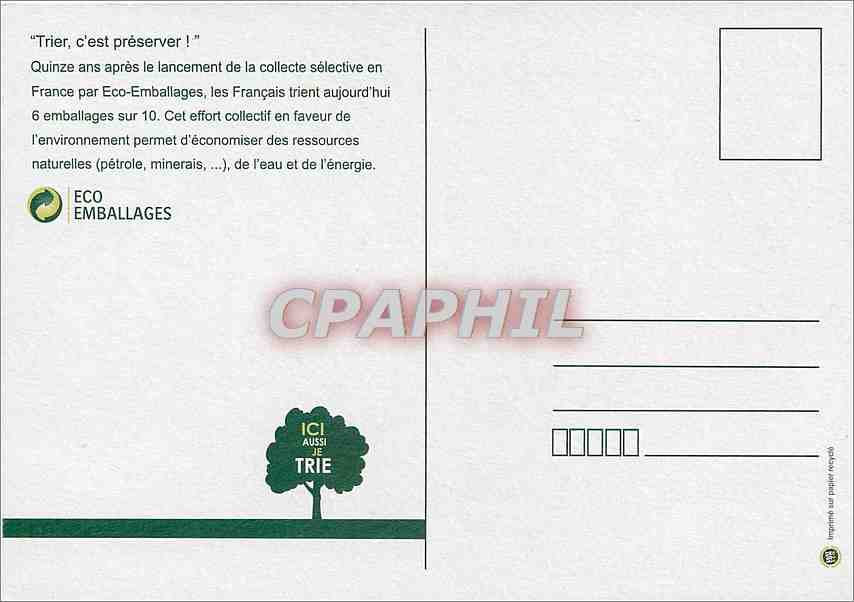CPM Trier c'est preserver Ecoemballages — Verso