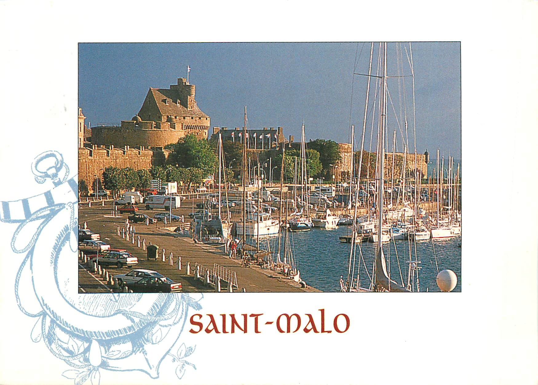 Saint-Malo — Le château et le port — éditeur Jacques Cartier