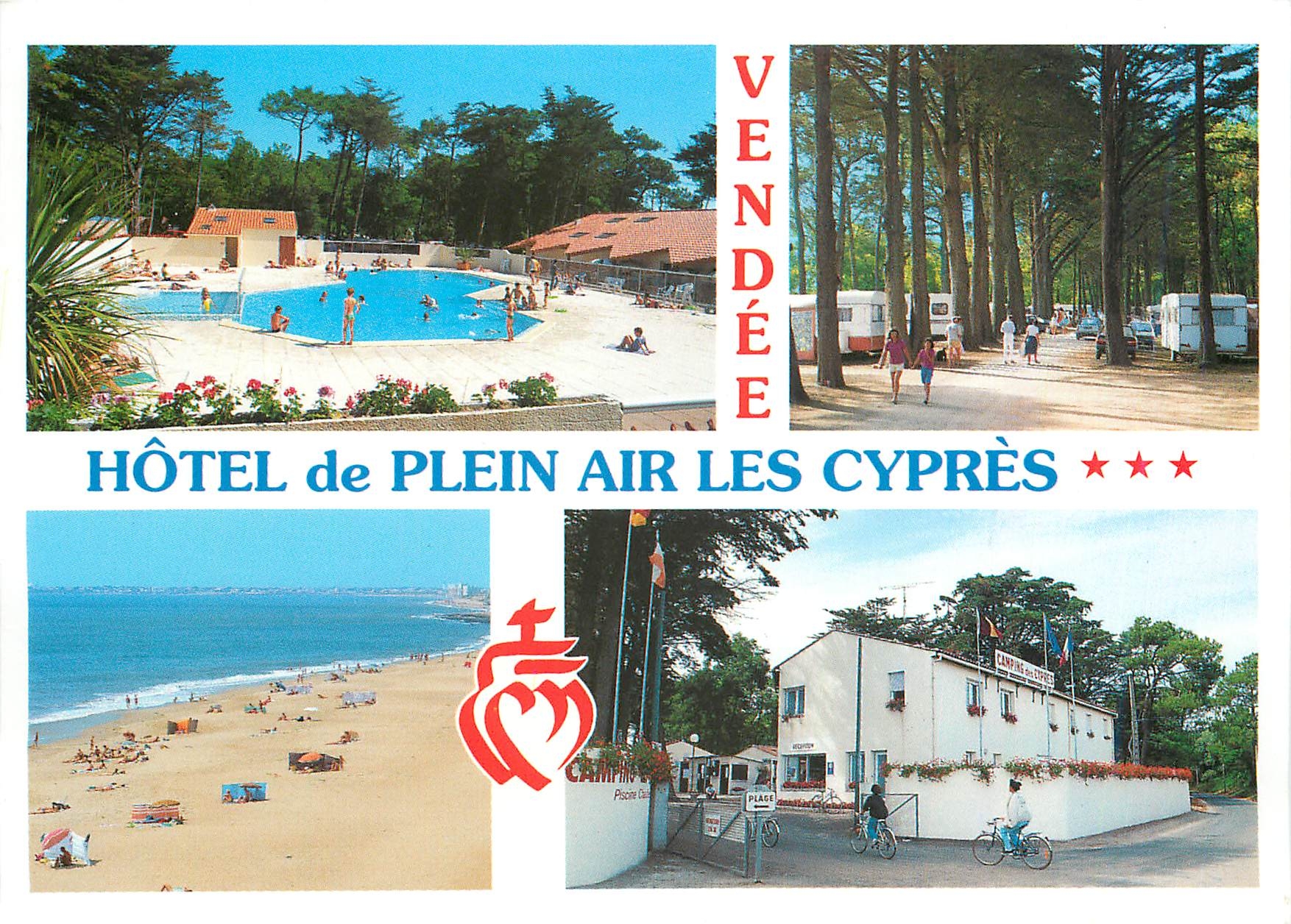 CPM Camping Caravaning les Cypres St Gilles Croix de Vie (Vendee)