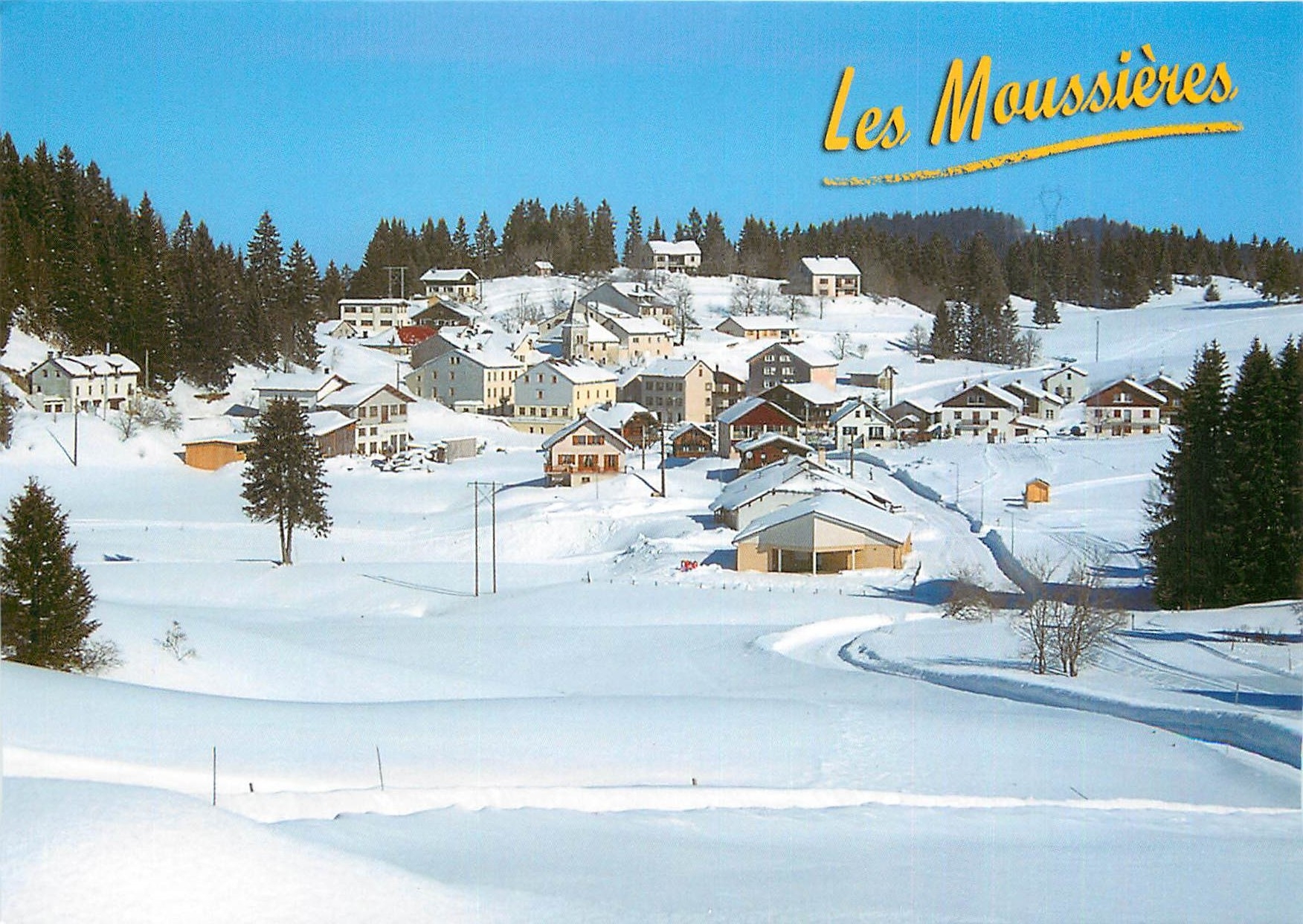 CPM Les Moussieres (Franche Comte Jura) Alt 1150 m