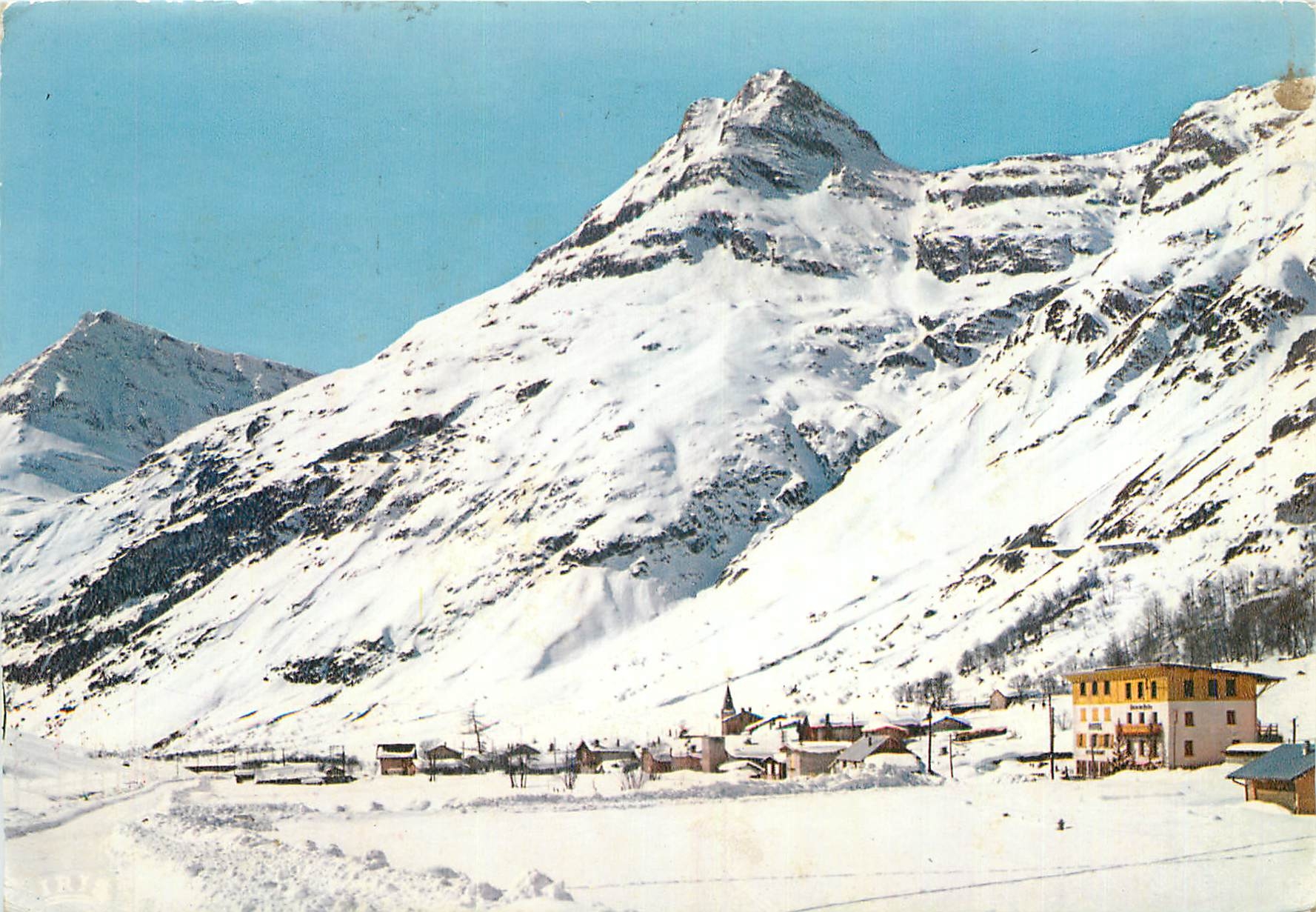 CPM Bonneval 1880 m (Savoie) Parc national de la Vanoise l'Aiguille des Rocher (3 160 m)