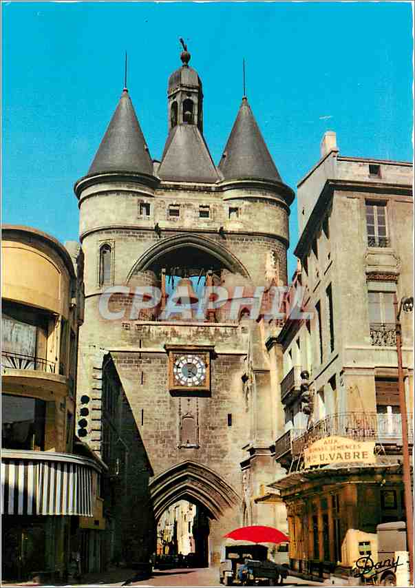 CPM Bordeaux La grosse cloche et l'eglise Saint Eloi