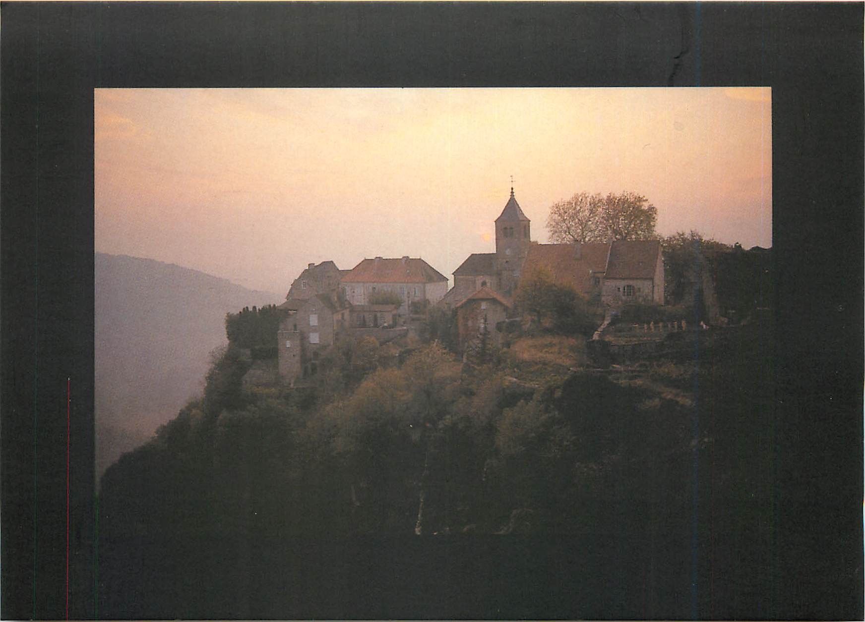 CPM En Franche Comte Reflets de Jura Vallee de la Seille Chateau Chalon