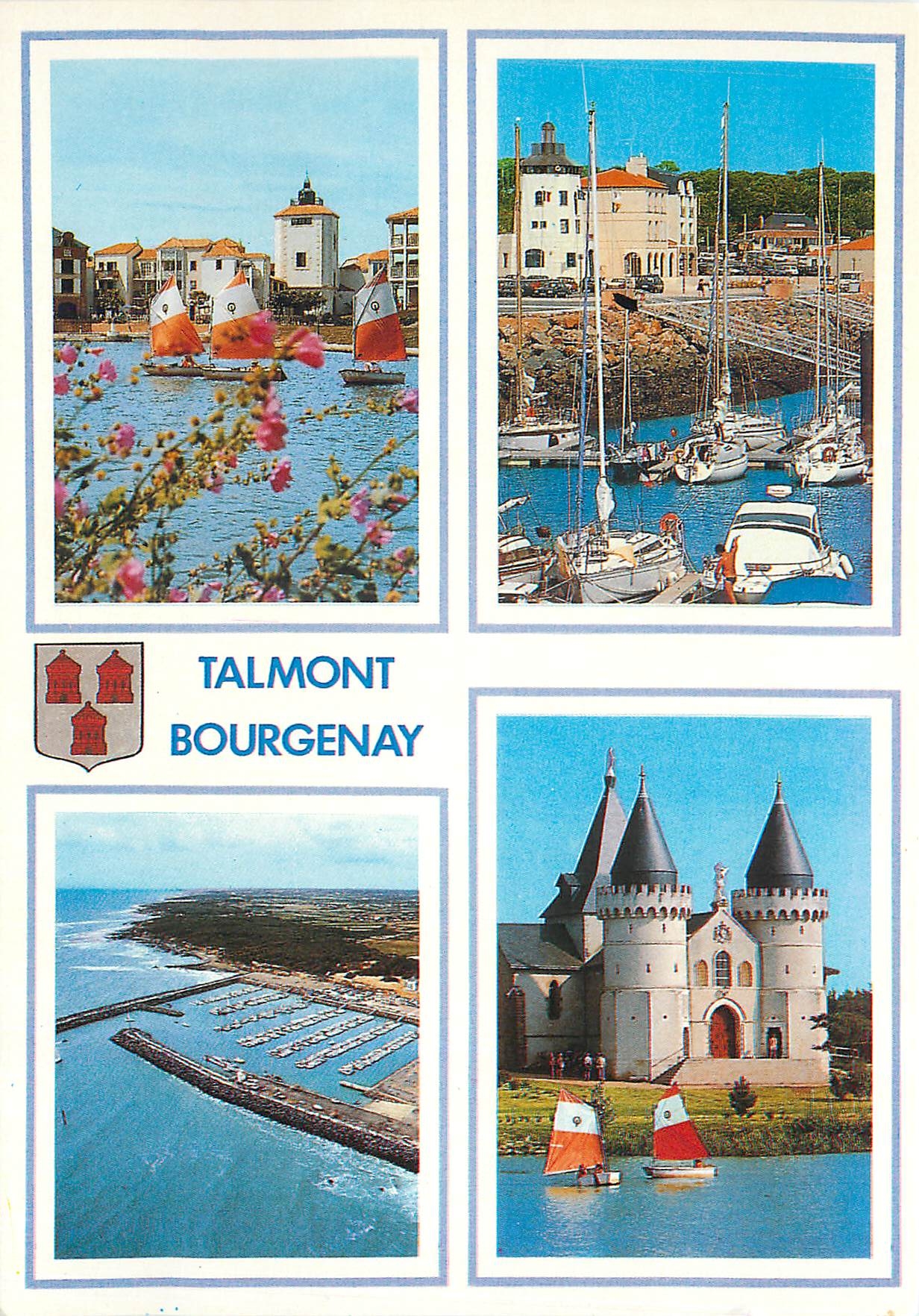 CPM Talmont Bourgenay (Vendee) Le village du Lac et Port Bourgenay