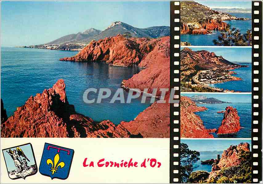 CPM La Corniche d'Or Les Calanques du Troyas Theoule vu du col de l'Esquillon Antheor