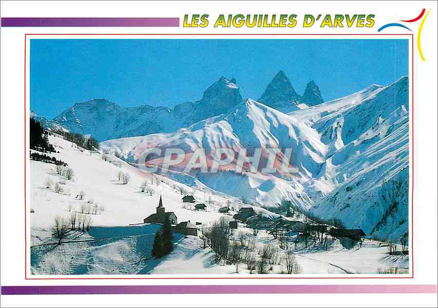 CPM Les Aiguilles d'Arves Savoie village de Montrond