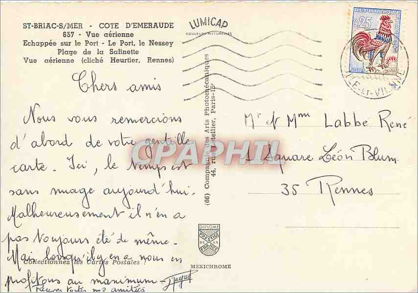 St-Briac-sur-Mer — vue aérienne — Lumicap — Verso