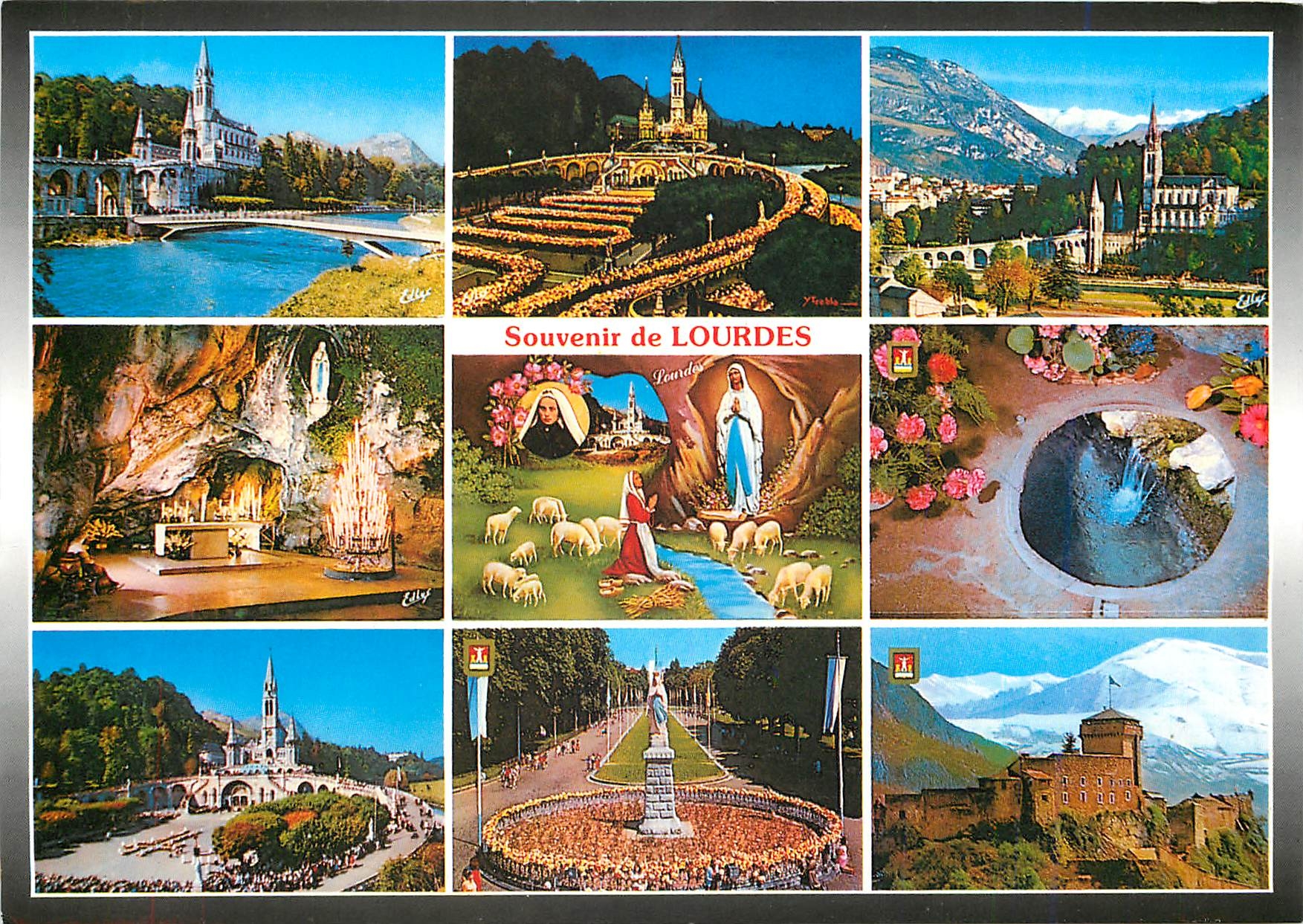 CPM Lourdes Souvenir