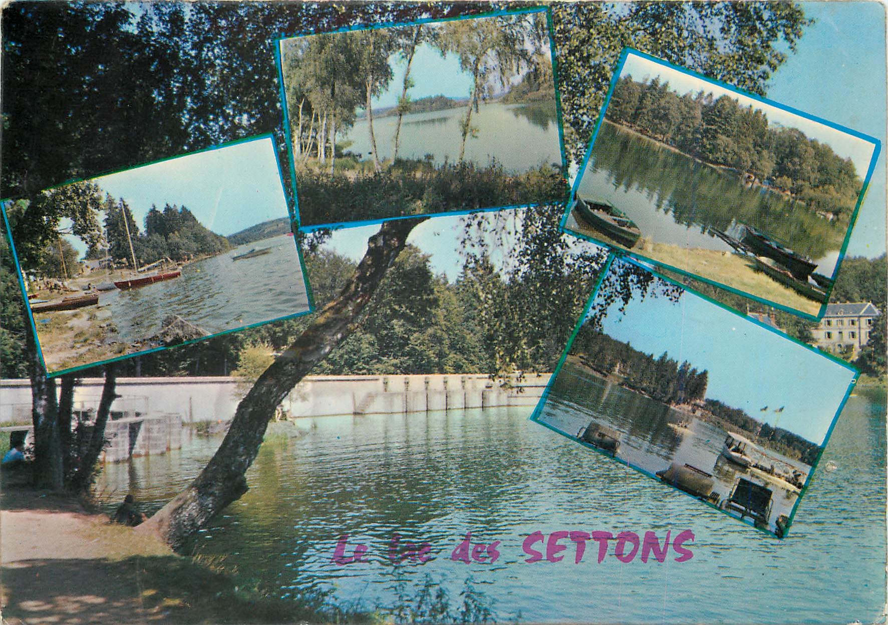 CPM Le Lac de Settons (Nievre) Le lac a une suplerfivie de 360 ha une contenance de 23000000 de M3