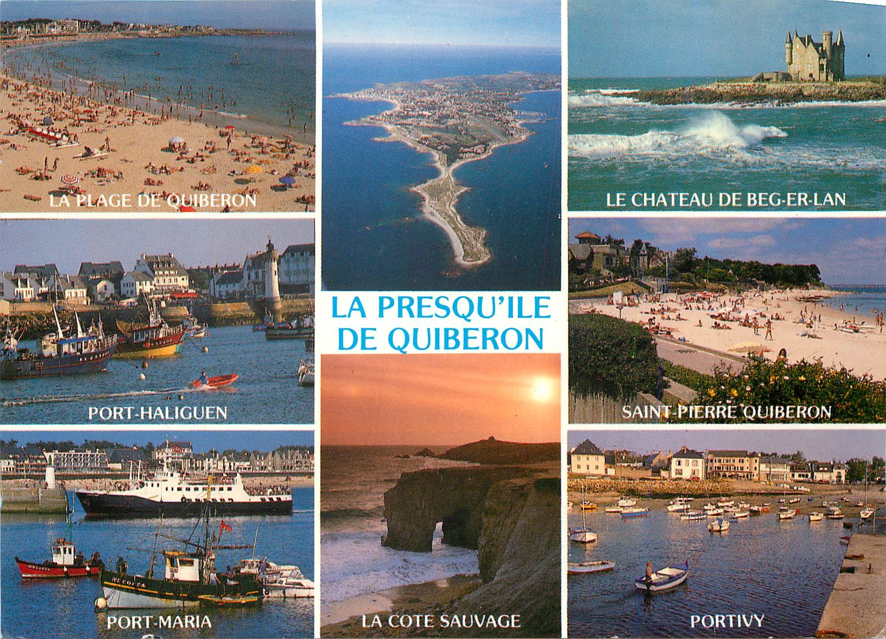 CPM Presqu'Ile de Quiberon (Morbihan) Les sites touristiques