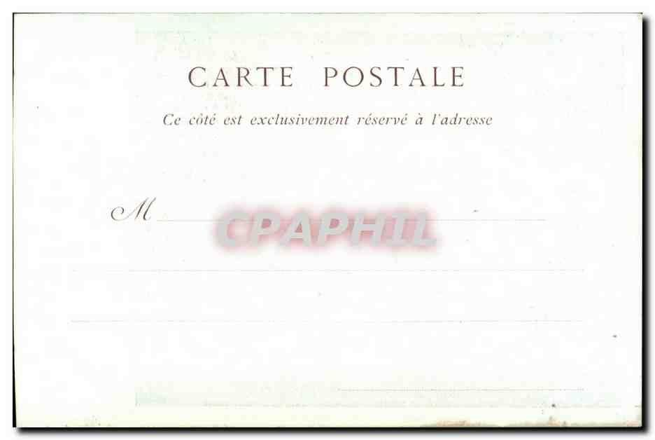 CPA Regnault Les trois graces (nus) — Verso