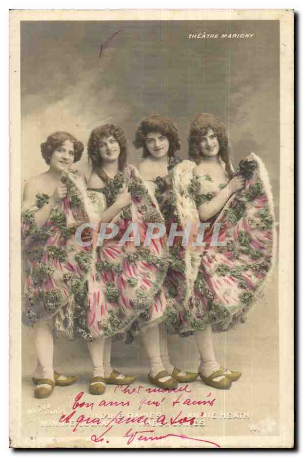 Quatre danseuses — Théâtre Marigny — éditeur : C. Dames, Avenue Heath