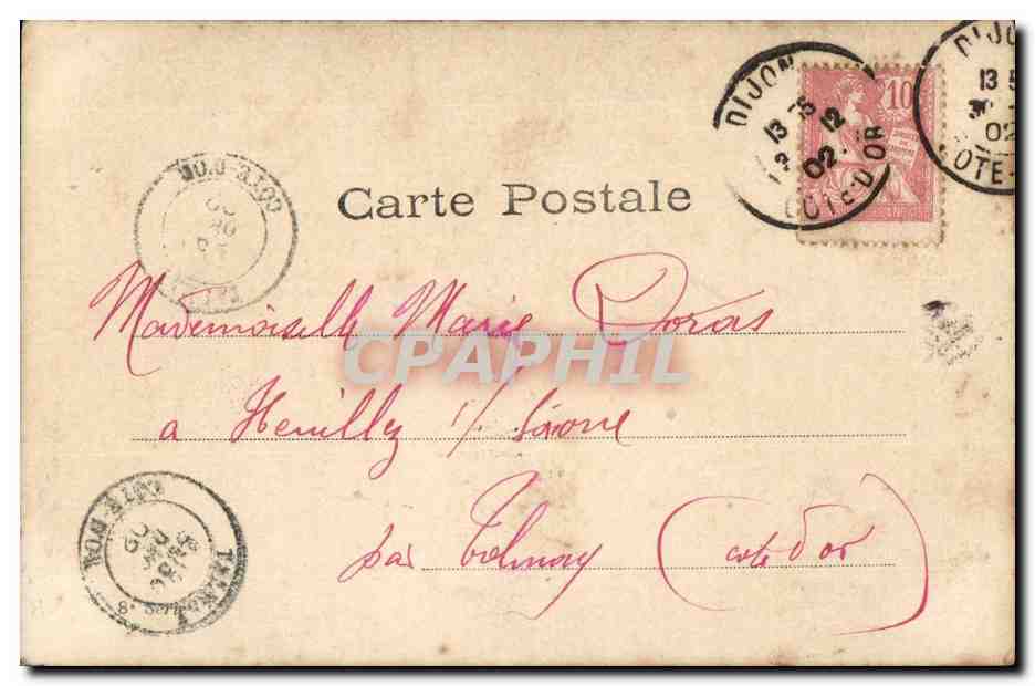 Quatre danseuses — Théâtre Marigny — éditeur : C. Dames, Avenue Heath — Verso