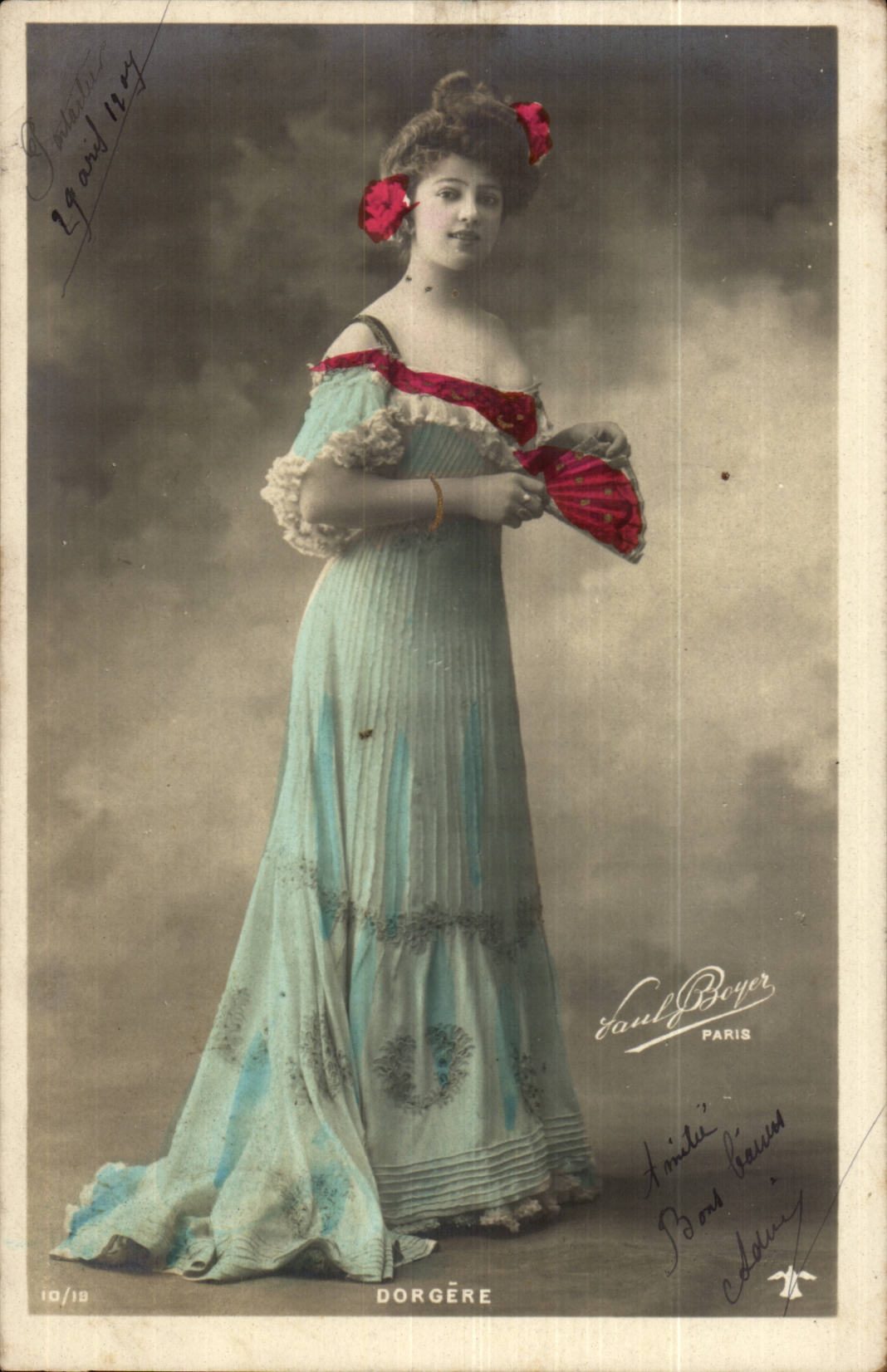 CPA FAntaisie Femme Dorgere