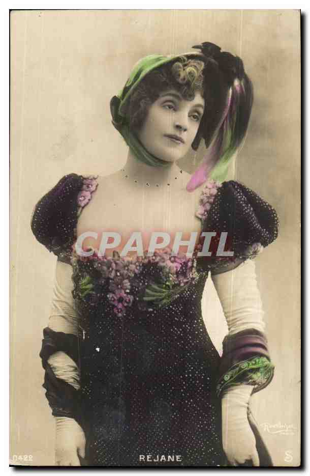 Rejane — Actress in stage costume — published by Rivière