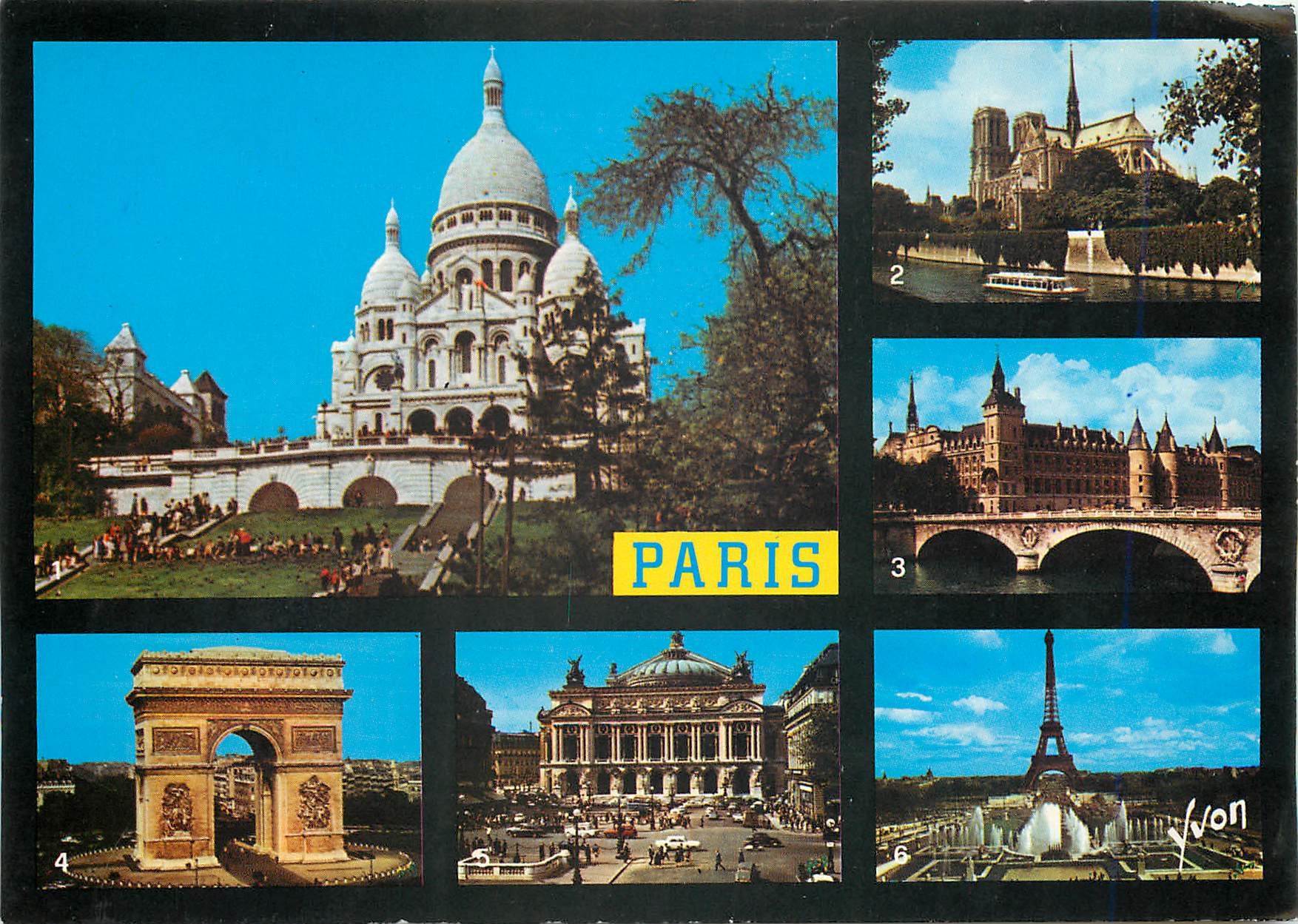 CPM Paris Le Sacre Coeur 
