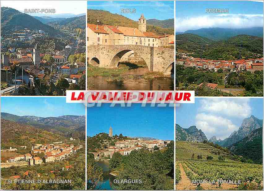 CPM La Vallee du Jaur Saint Pons Riols Premian St Etienne d'Albagnan Olargues Mons la Trivalle