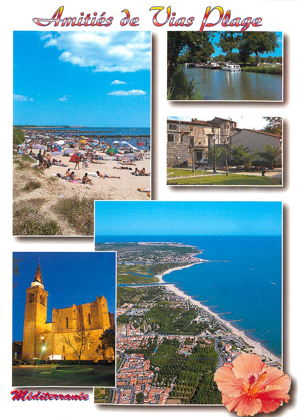 CPM Amities de Vias Plage Mediterranee 