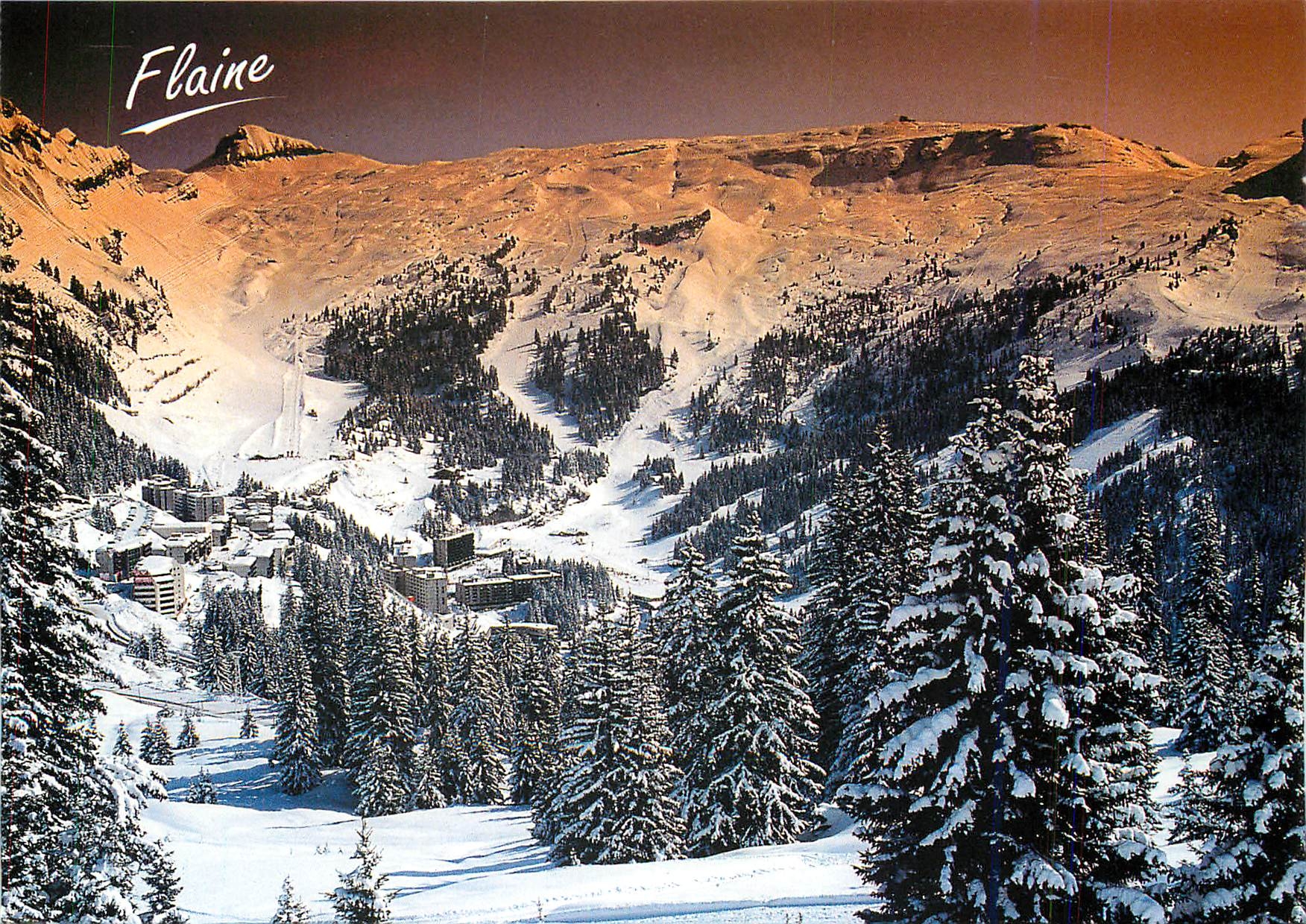 CPM Flaine Hte Savoie Echappee sur la Station et les Grandes Platieres 