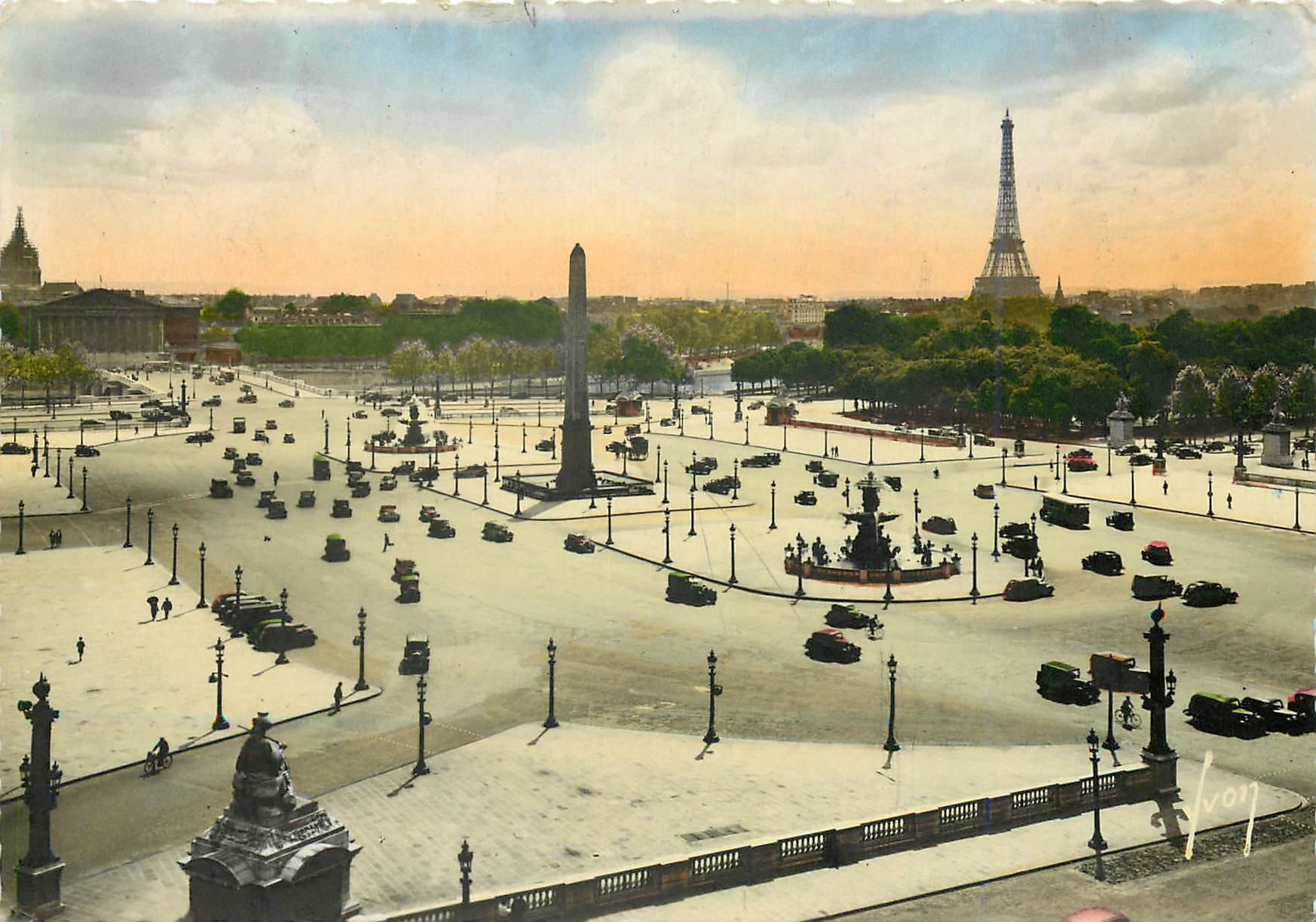 CPM Paris Place de la Concorde 
