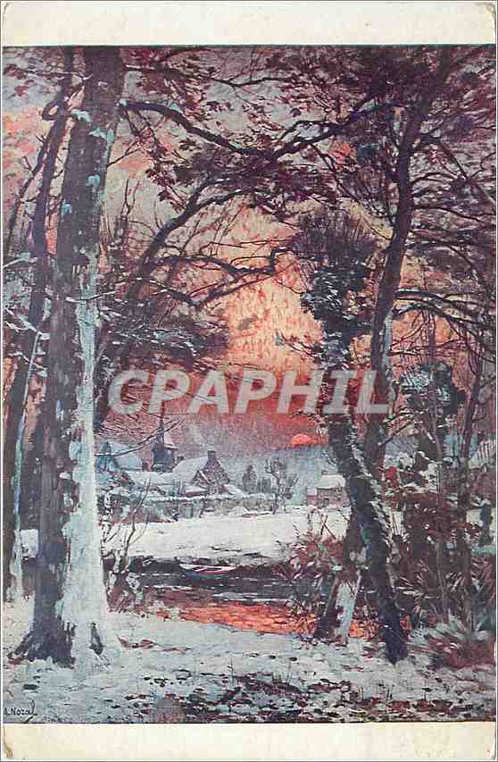 CPM Salon de Paris Neige a Saint Germain Louviers 