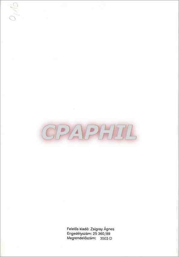 CPM Kellemes husveti unnepeket Lapins — Rückseite