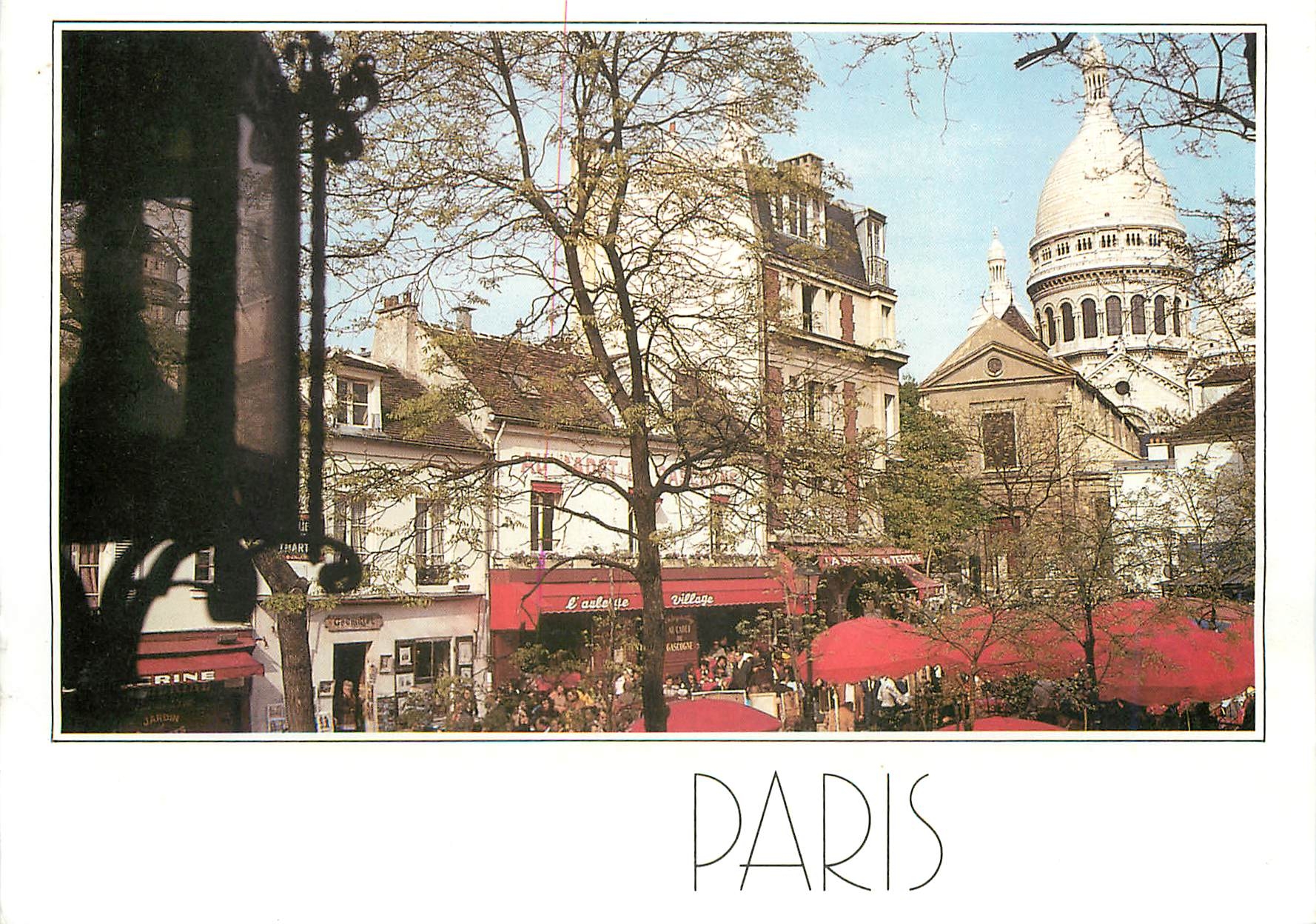 CPM Paris Montmartre La Place du Tertre 
