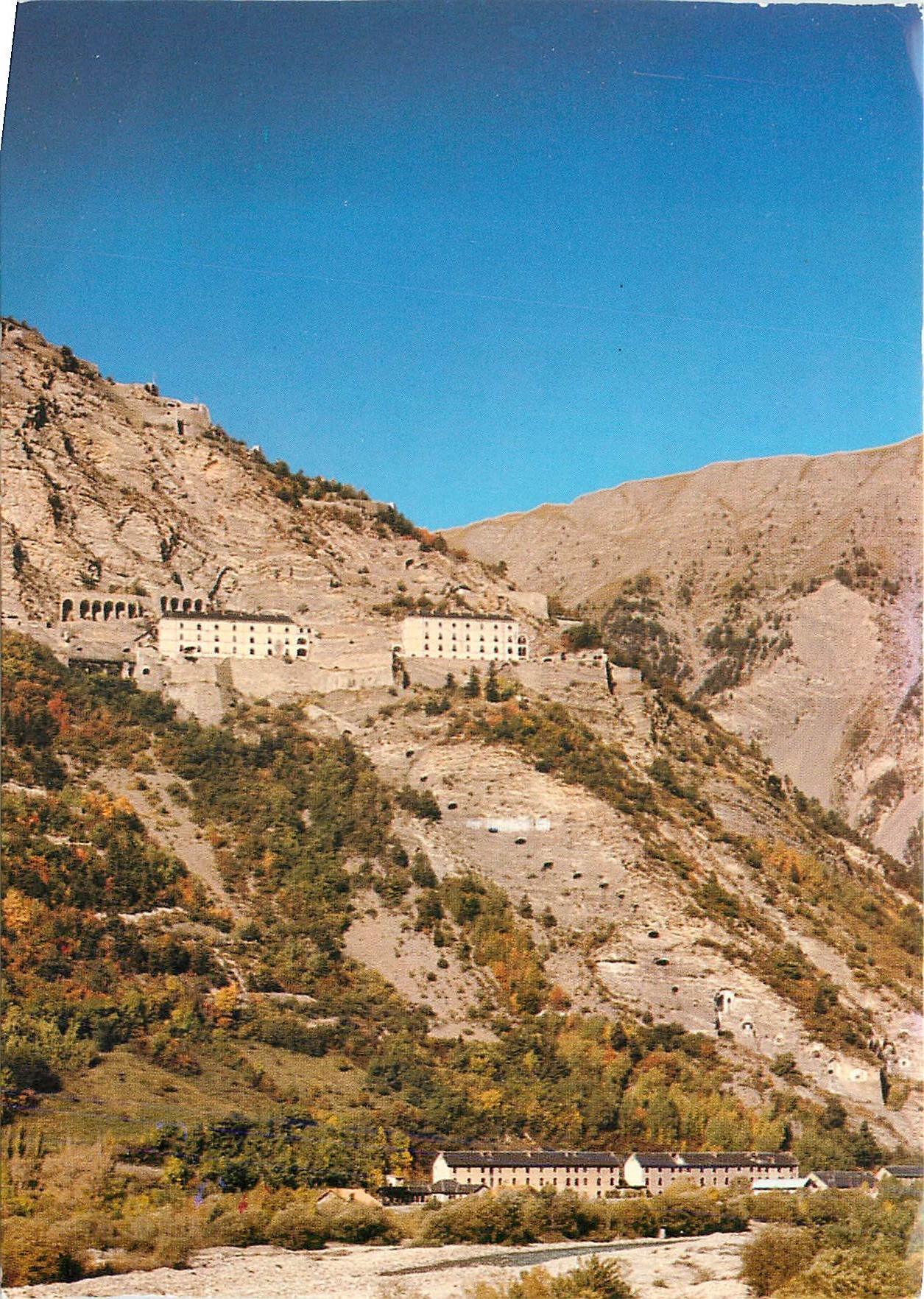 CPM Vallee de l'Ubaye La Condamine Chatelard Vue du Fort de Tournoux 