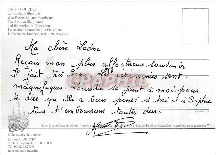 CPM Lourdes  — Verso