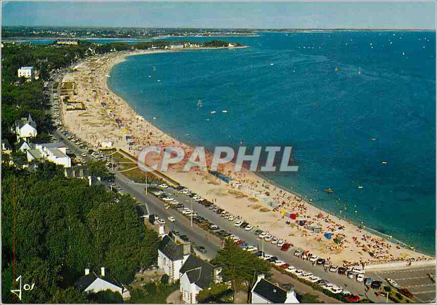 CPM Carnac La grande plage et les Villas 